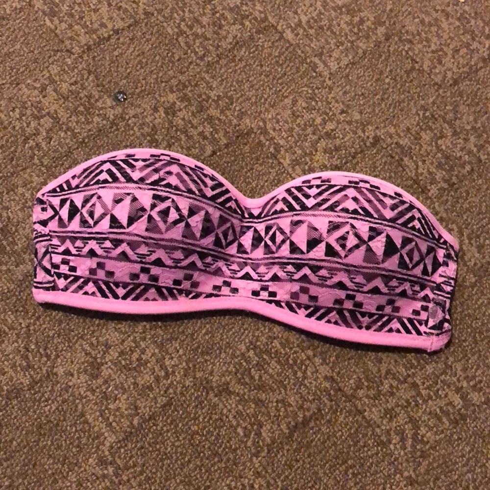 pink bandeau